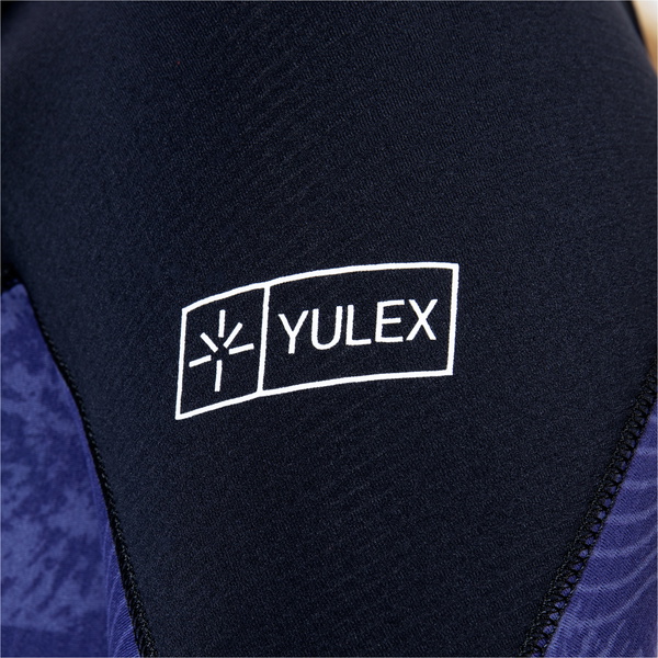 2025 Gul Womens Yulex Flexor 5/4mm Chest Zip Wetsuit FX1227-BKTB - Black / Tiebird